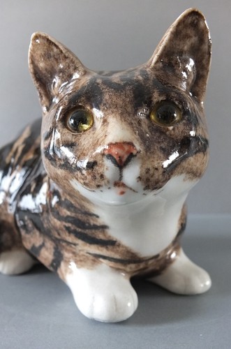 Winstanley ceramic tabby cat - tabby,