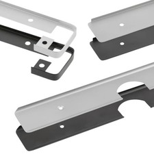 Kitchen Worktop Trim Strip Edge End Cap Straight Joiner Corner 38mm Black Silver