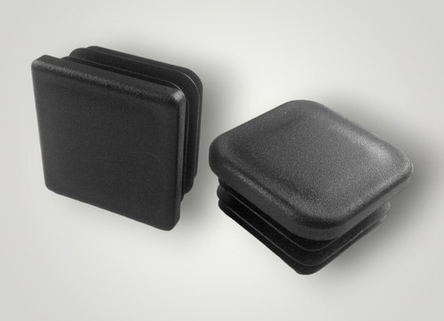40x40mm square plastic end - 40x40mm,