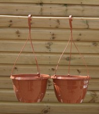 2 x Terracotta Brown 20cm