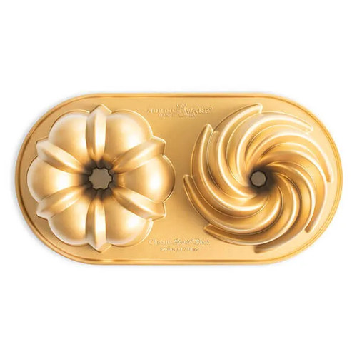 Bundt pan classic duet - duet, gold