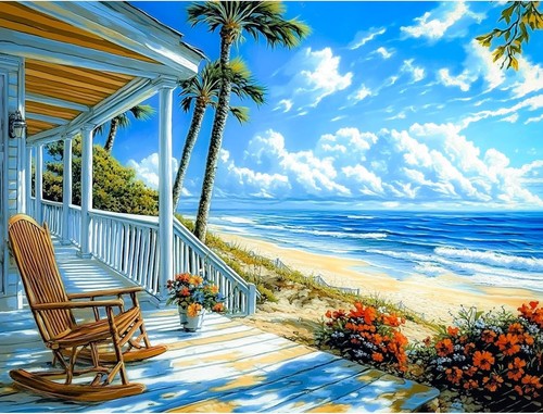 Landscape paint numbers - paint,
