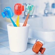 1-4pcs Toothbrush Head Covers Protector Cap Travel Portable Brush Pod Case