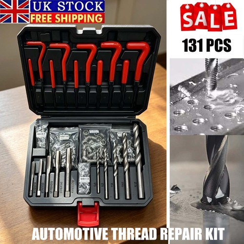 131pcs hss thread repair kit - hss,