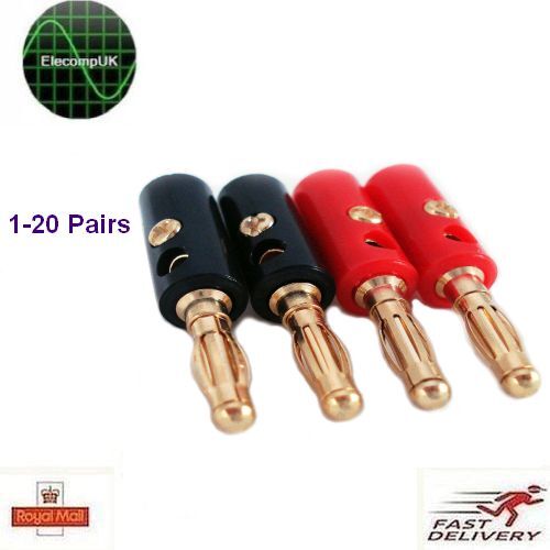 4mm gold plated - 4mm,