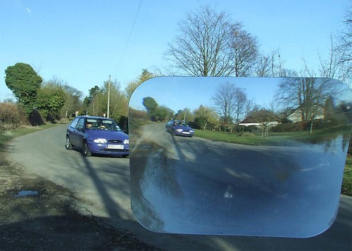 Wide angle car rear - angle,