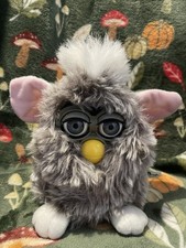 Original 1998 Furby Tiger Electronics Grey And White