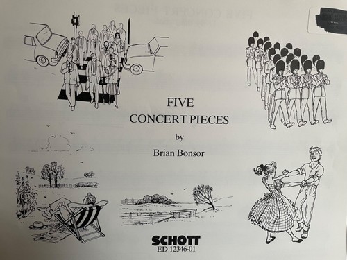 Five concert pieces brian - five, by