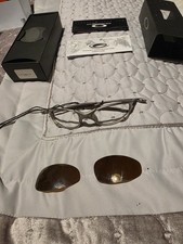 Oakley Juliet Black Iridium X Metal Sunglasses with original box, token and docs