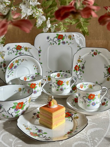 Art deco english part tea - part,