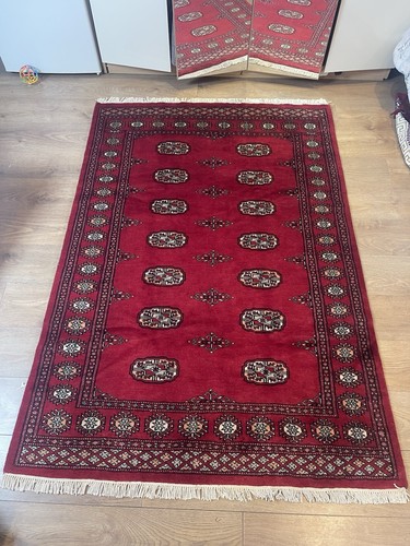 Bokhara rug red original - red,