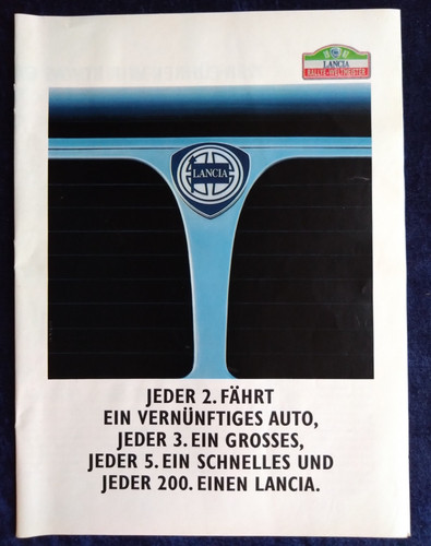 Lancia brochure 1988 - brochure, theme