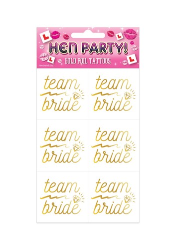 Team bride gold foil - 12,