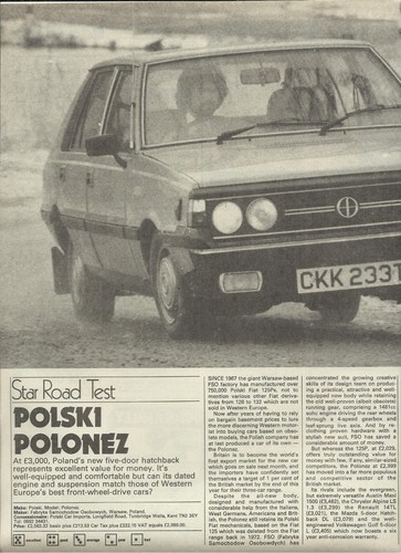 Fso polski fiat - fiat, polonez