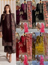 Salwar Kameez Velvet Plazzo