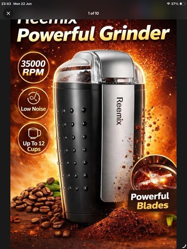 Electric coffee grinder 200w - coffee,