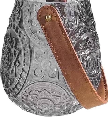 Embossed glass vase for - glass,