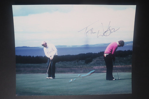 Tom watson golfer hand signed - tom,