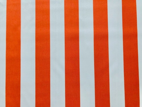 Orange white stripe - &, dralon