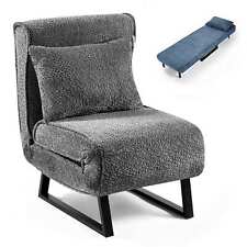 Makika armchair bed heater long chair fabric buckle folding sofa