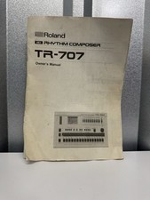 Roland TR-707 Owners Manual