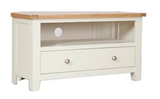 Oak Corner TV Unit Solid