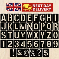 42 PCS Letter Stencils Large