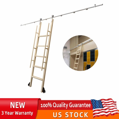 Stainless rolling ladder - rolling,
