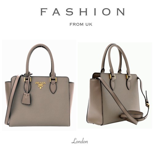 Prada argilla saffiano soft - argilla,