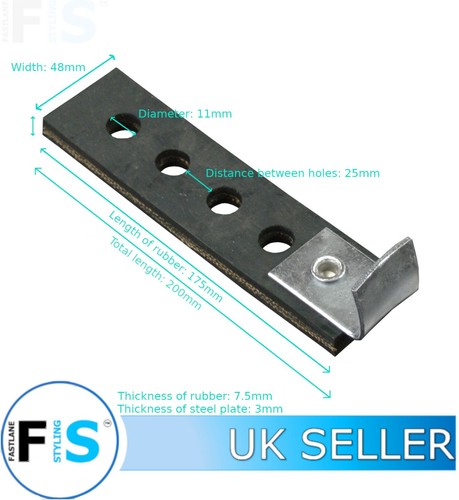 200mm universal steel rubber - universal,
