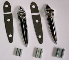 Triumph TR4 Triumph Spitfire Herald Chrome Boot Hinge Set, 604917 & 604918