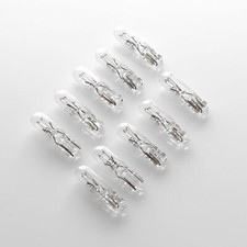 10 x 12V 12-15V 30mA 0.4W T5 / lamp / miniature bulb glass base wedge W2x4.6d