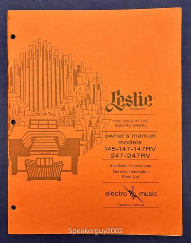 Original leslie speaker model - original,