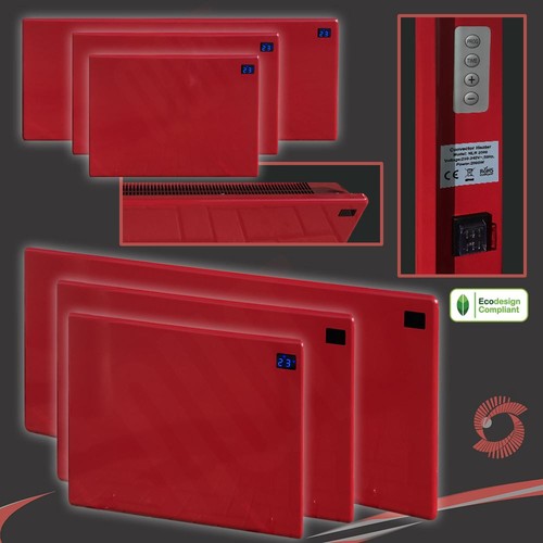 Red electric panel - red,