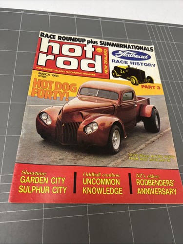 Vintage car magazine - vintage, hot