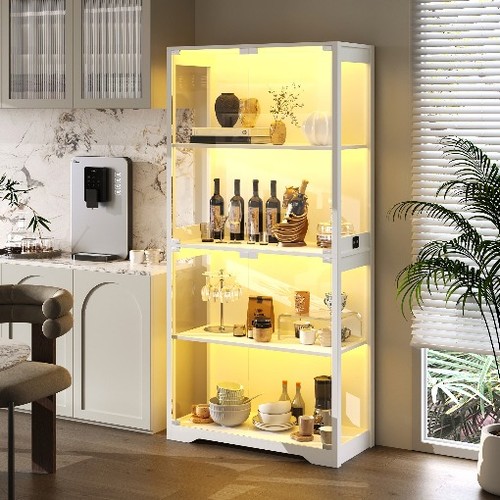 Tier curio cabinet - 4-tier,