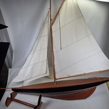 Vintage Pond Yacht Sailing