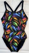 VTG 80s 90s Abstract Neon