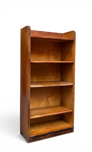 Antique light oak bookcase - antique,