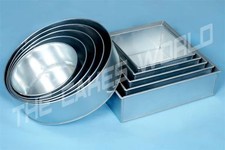 SQUARE, CIRCLE SHAPE WEDDING CAKE TINS ON SALE