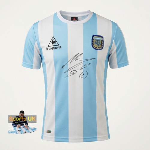 Diego maradona signed 1986 - diego,