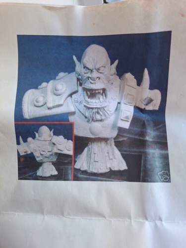 Orc bust 10th - orc, scale