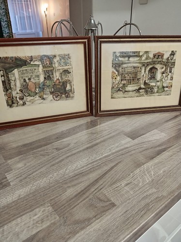 Pair vintage anton pieck - pair,