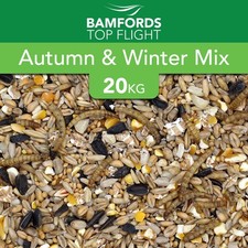 Premium Autumn & Winter Wild Bird Seed 20kg Mix High Energy For Garden Birds