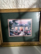 Thomas Kinkade Accent Print Framed Lithograph - Studio in the Garden - 2002