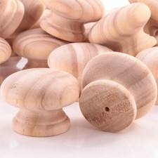 Pine Wooden Knobs Pre-Drilled