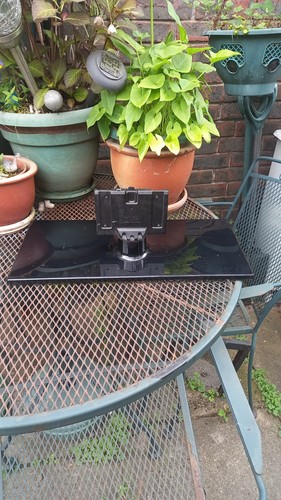 Black table top base stand - black,