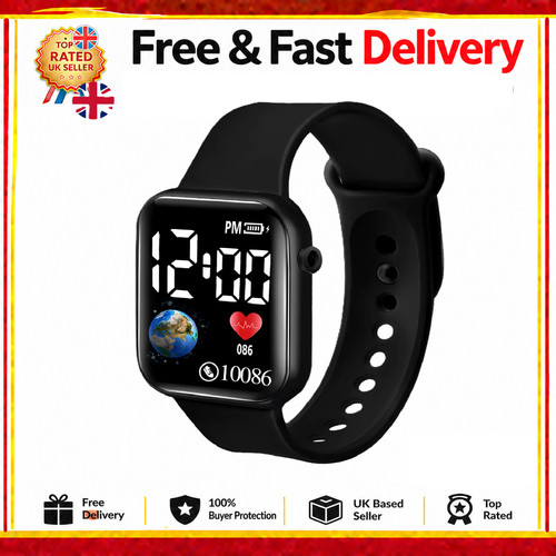 Led digital sport watch - led,