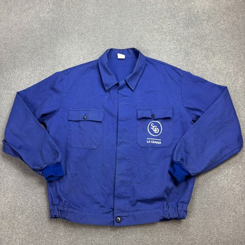 French jacket adult large - large, blue