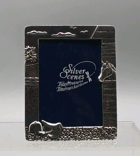 Vintage silver scenes - vintage,